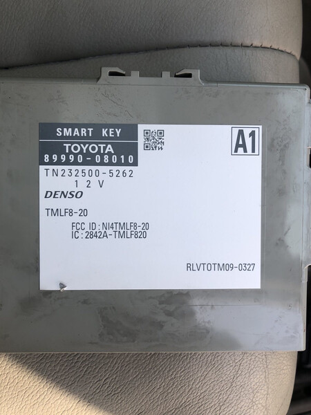 Блок smart key Toyota Sienna  2012 3.5 Бензин Одесса