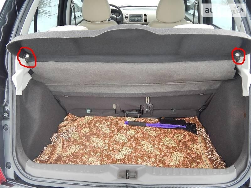 Кріплення задньої полки Nissan Micra К12 2007 1.4 Бензин Винница