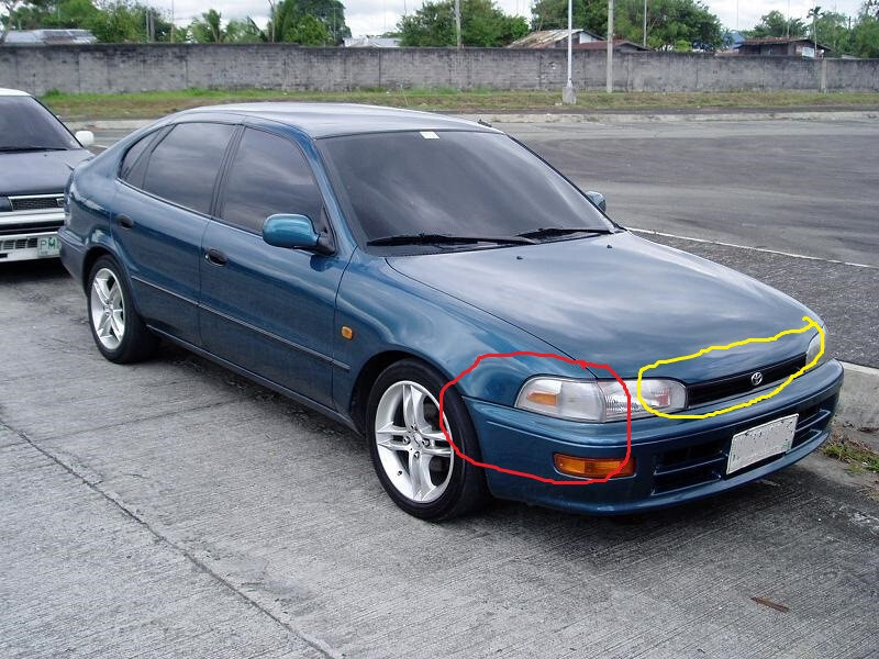 Капот Toyota Corolla E100  1992 хетчбек 1.4 Бензин 