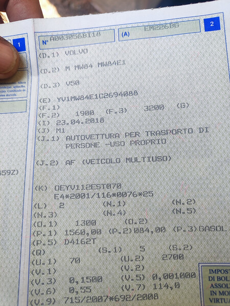КПП Volvo V50  2012 