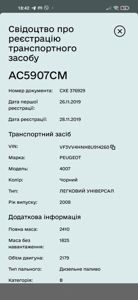 Главный цилиндр сцепления Peugeot 4008  2008 2.2 Дизель Одесса