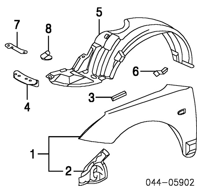 Підкрилок Toyota Celica  2003 купе 1.8 Бензин 