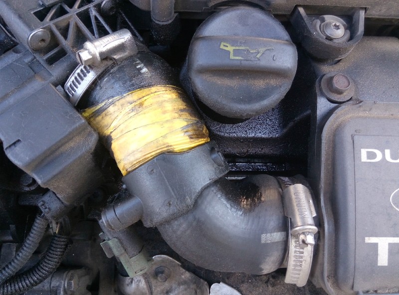 Патрубок турбины с датчиком Ford Fiesta MK6  2007 хэтчбек 1.4 Дизель Одесса