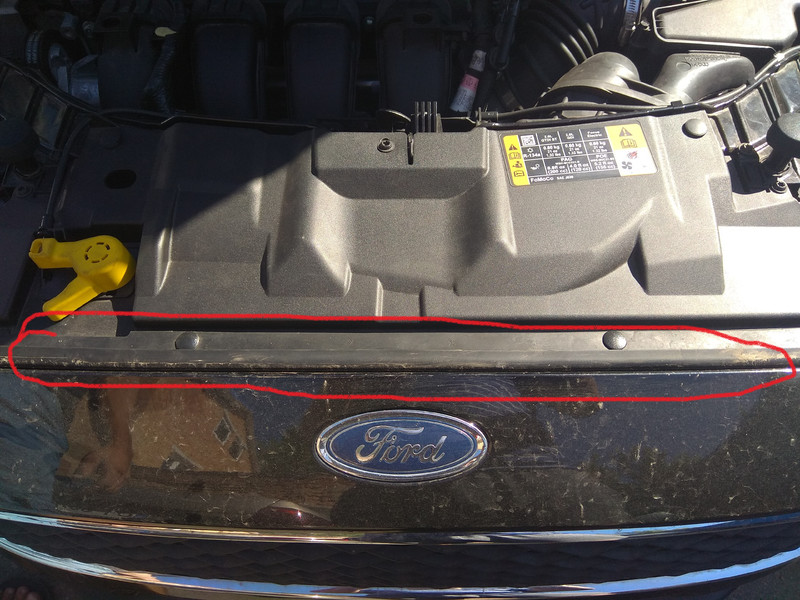 Уплотнитель капота Ford Focus 3  2016 2.0 Бензин Полтава