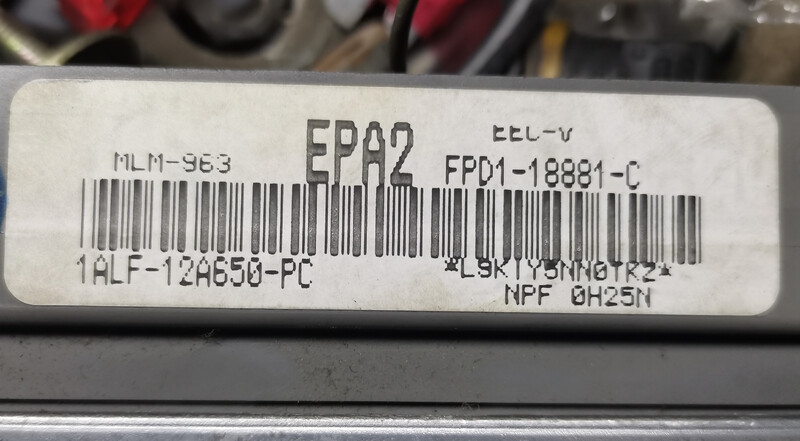 Блок управления двигателем Mazda 626 2000 г.  1.8 л бензин Новомосковск