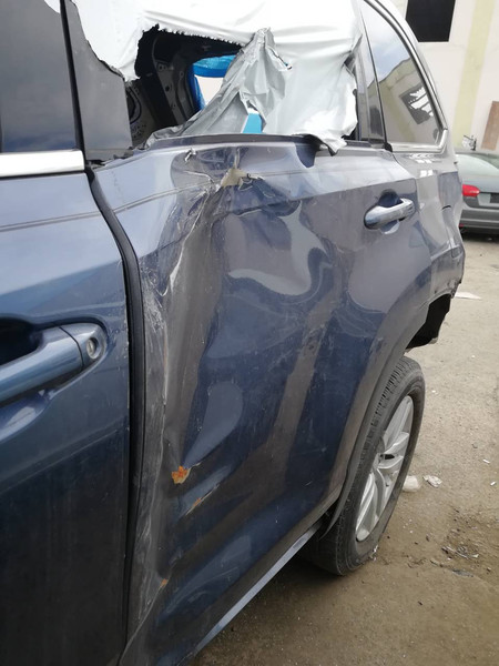 Дверь задняя, левая сторона Toyota Highlander SL 2015 3.5 Бензин 