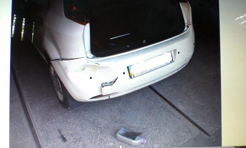 Бампер задний в сборе с туманками и направляющими Fiat Grande Punto 5D 2011  Бензин Киев