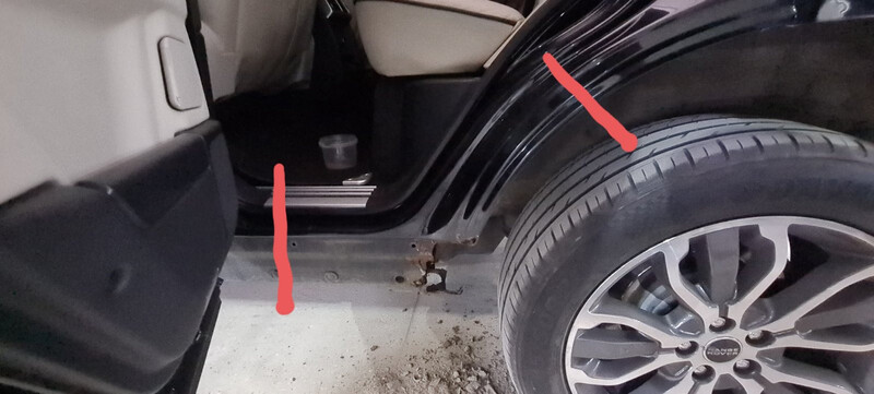 Задний сапожок кузова правый и левый Land Rover Range Rover 2006 р.  4.2 л бензин Одеса