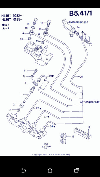 Топливная трубка Ford Escort  1989 хэтчбек 1.6 Бензин Ивано-Франковск
