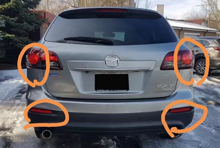 Задние фонари (внешние) Mazda CX-9  2014 3.7 Бензин Киев