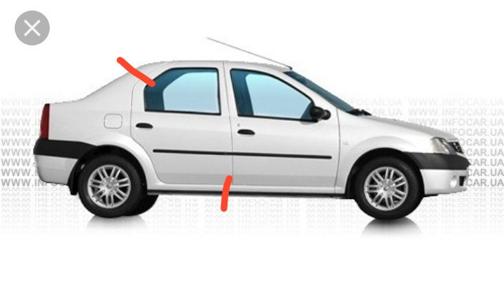 Задняя часть кузова, в сборе Dacia Logan  2008 1.4 Бензин Мукачево