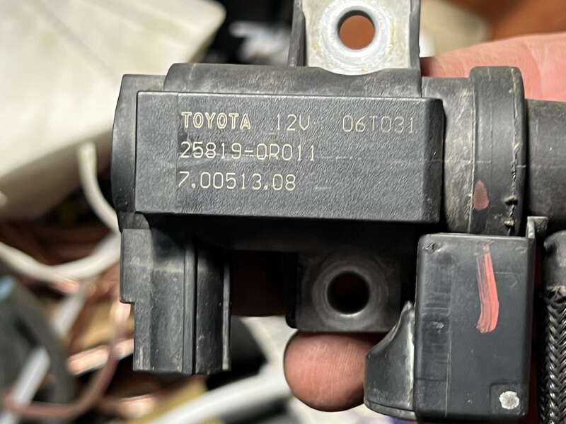 Клапан актуатор турбини Toyota Corolla Verso  2006 хэтчбек 2.2 Дизель Житомир