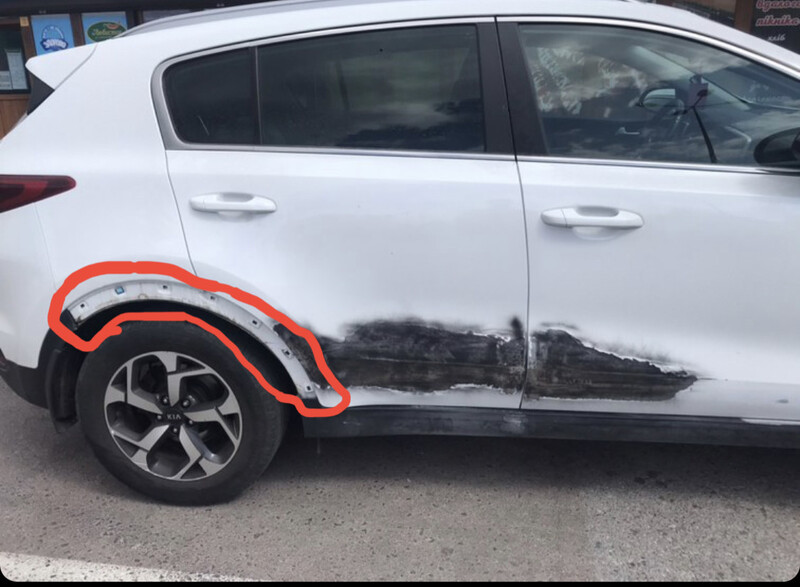 Накладка крыла Kia Sportage 4  2018 2.0 Бензин 