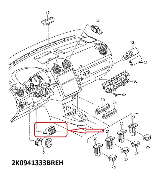 Корректор фары передней Volkswagen Caddy 3  2012 1.6 Дизель Луцк