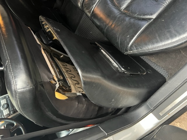 Задняя часть спинки водительского сидения Nissan Teana J31  2006 2.3 Бензин Одесса