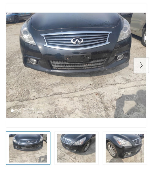 Бампер Infiniti G Sport 2012 г.  3.7 л бензин Чернигов