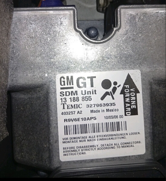 Блок SRS Opel Astra  2006 универсал 1.6 Бензин 