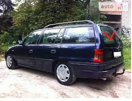 Стекло ляды Opel Astra F 1996 универсал 1.6 Бензин Хмельницкий