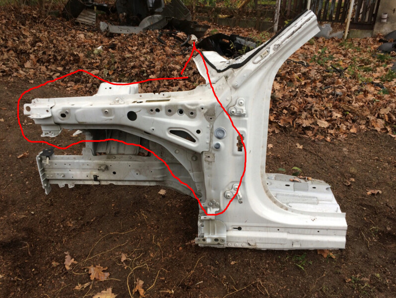 Лонжерон Land Rover Range Rover Sport 2016 р.  3.0 л дизель