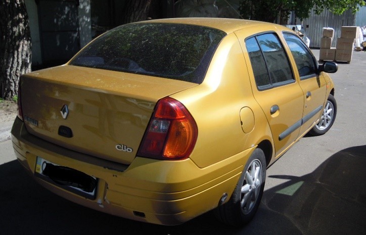 Бампер задний (полностью под покраску) Renault Clio Symbol 2001 1.6 Бензин Киев