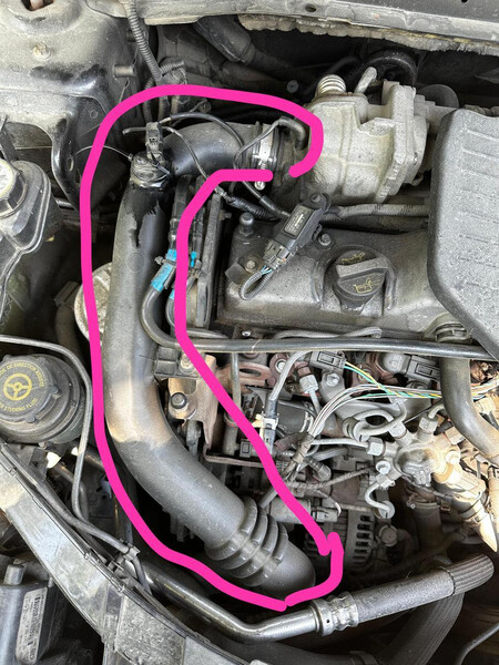 Патрубок інтеркулера Ford Mondeo 4 2009 купе 1.8 Дизель 