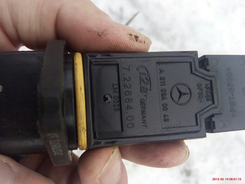 Расходомер воздуха A6110940048   Mercedes C-Class, Mercedes E-Class, Mercedes M-Class, Mercedes S-Class