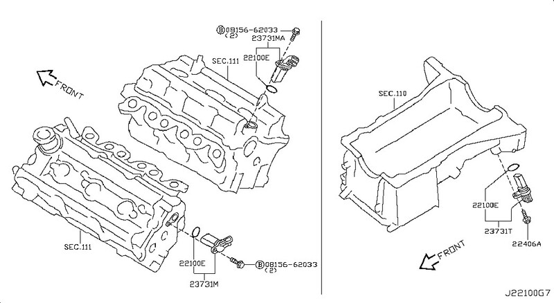 Датчик распредвала 23731м Infiniti FX  2004 3.5 Бензин Днепр