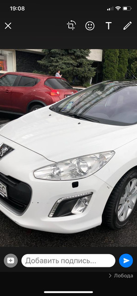 Накладка на омыватель фар Peugeot 308  2012 хэтчбек 1.6 Бензин Киев