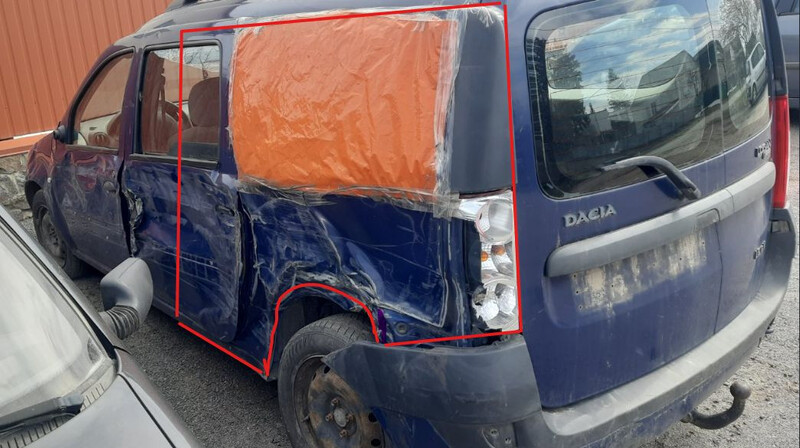 Задняя левая четверть Dacia Logan  2009 универсал 1.5 Дизель Хмельницкий