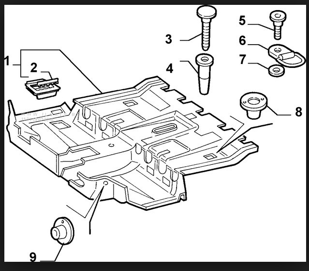 Коврик салона передній Fiat Doblo  2007 1.3 Дизель Ужгород