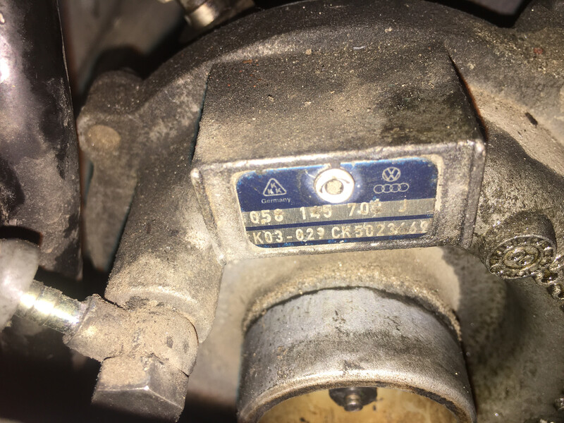 Турбина Audi A6 C5  2001 1.8 Бензин Смела