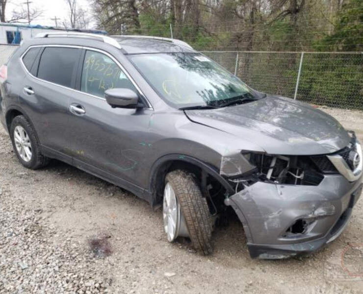 Правое переднее крыло (цвет - gray) Nissan Rogue  2016 2.5 Бензин Сумы