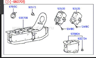 Стеклоподъемник 9357134005AQ   Hyundai Sonata