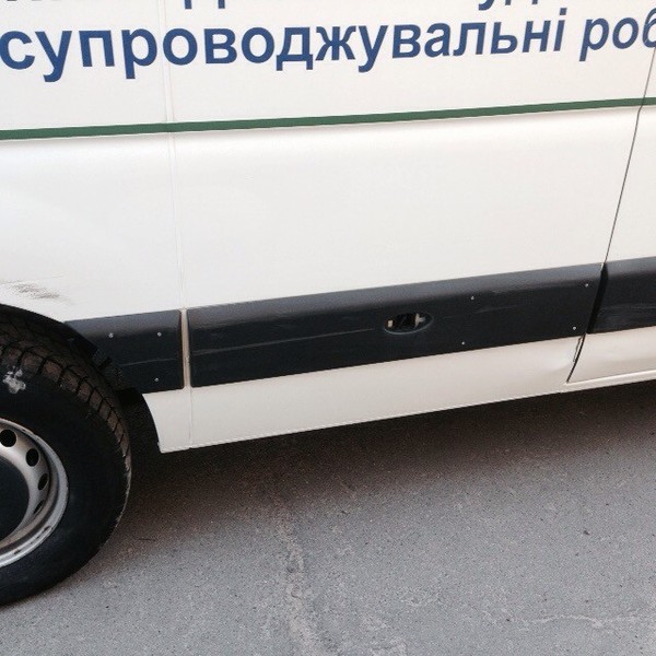 Молдинги (листва) Renault Master 2011 г.  2.3 л дизель Киев