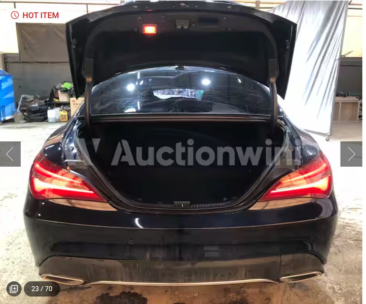 Молдинг заднего бампера Mercedes-Benz CLA-Class  2016 купе 2.0 Бензин Киев