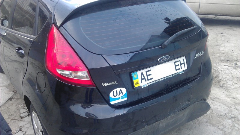 Дверь задняя (ляда) Ford Fiesta MK7  2010 хэтчбек 1.2 Бензин Днепропетровск