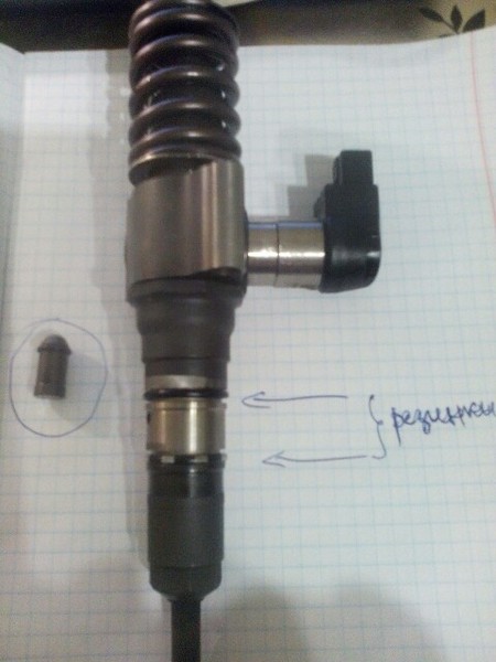 Ремкомплект форсунок Volkswagen Passat B6  2007 2.0 Дизель Угледар