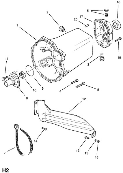 Направляющая выжимного подшипника Opel Omega A  1991 2.0 Бензин Сумы