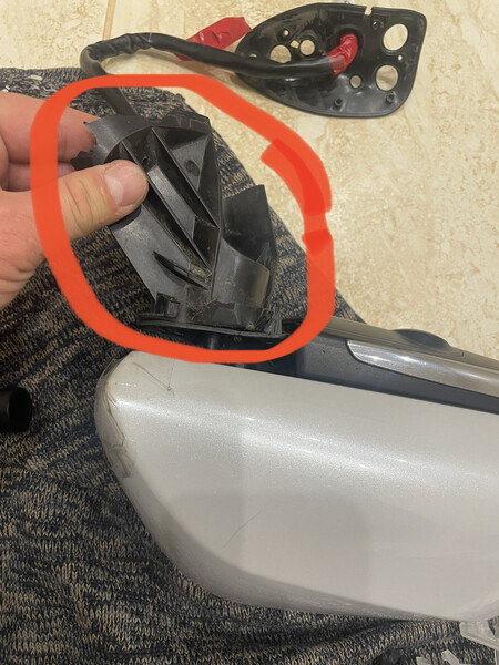 Ніжка дзеркала з кришками Toyota Camry  2021 2.5 Гибрид 