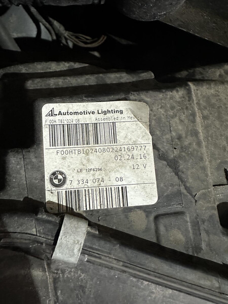 Фара передняя правая LE12F6296   BMW X3