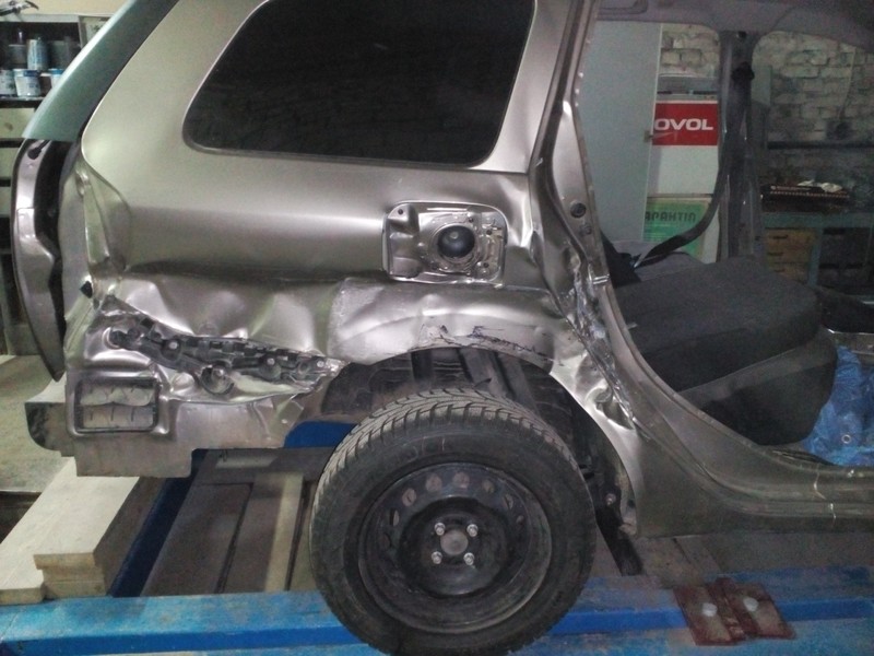 Четверть кузова задняя Renault Logan 2 2014 универсал 1.5 Дизель Чернигов