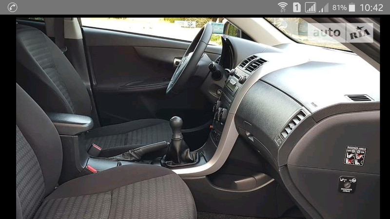 Сиденья перед Toyota Corolla E140  2008 1.6 Бензин Желтые Воды