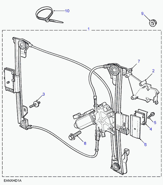 Стеклоподъемник двери багажника Land Rover Freelander  1998 2.0 Дизель Луцк