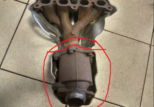 Передний катализатор пустой нижняя часть Nissan Micra K12  2006 хетчбек 1.4 Бензин 