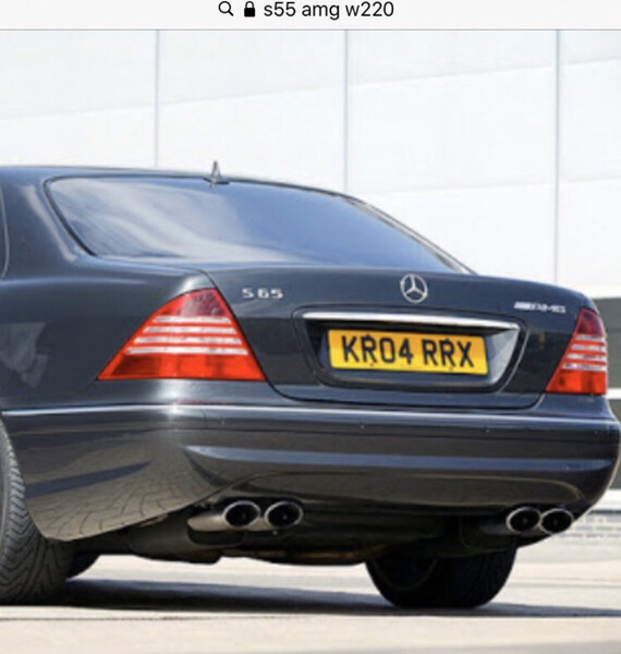 Бампер задний Mercedes-Benz S-Class W220 2004  Дизель Ковель