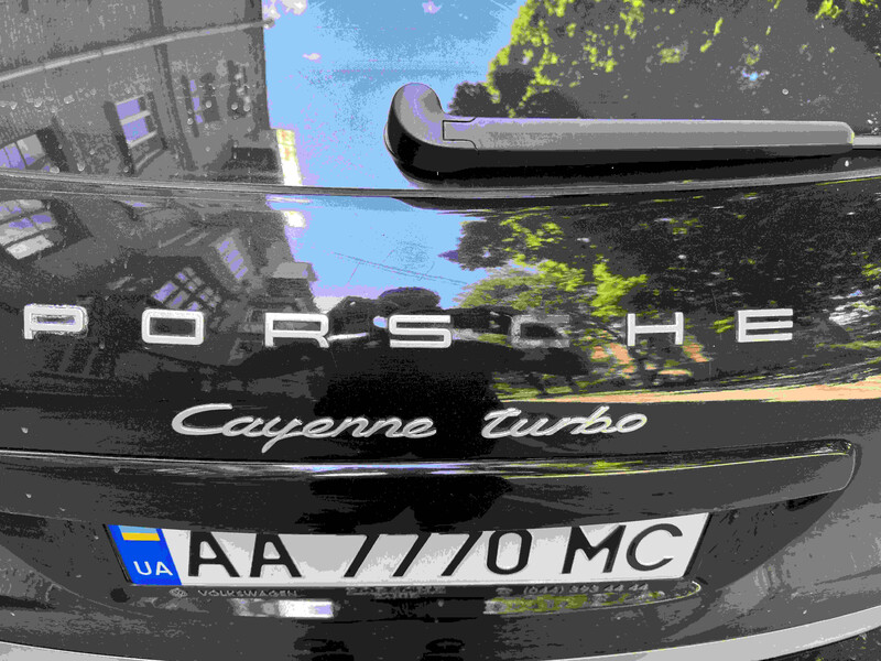 Эмблема задняя Porsche Cayenne  2010 4.8 Бензин Обухов