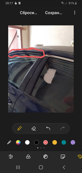 Молдинг двери Kia Optima 4 2018 г.  2.4 л бензин Изяслав