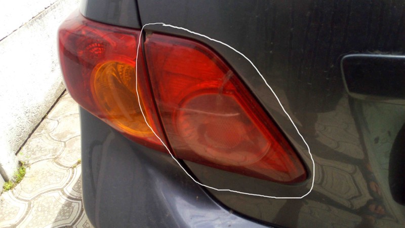 Задний фанарь левый Toyota Corolla E140  2007 1.6 Бензин Мангуш