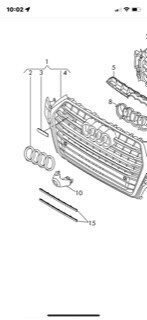 Колпачьок передньої камери 360* Audi Q7 2018 г.  3.0 л бензин Луцк