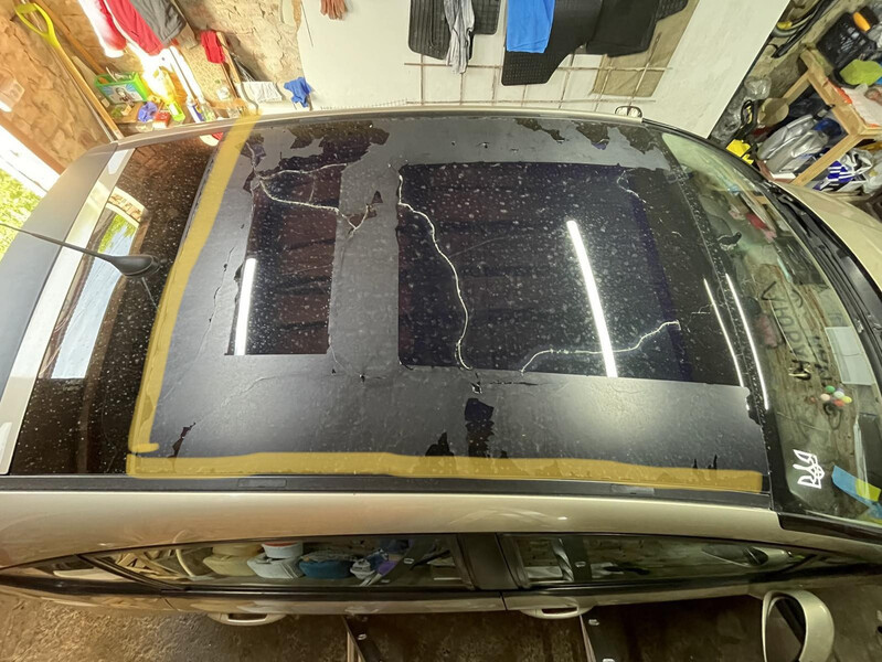 Скло панорами розмір 128, 5 на 89, 5 Citroen C4  2005 хэтчбек 1.6 Бензин 